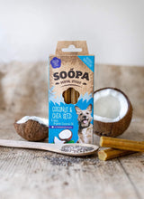 Charger l&#39;image dans la galerie, SOOPA Dental Stick Coconut &amp; Chia Seed – Noix de coco et graines de chia (100g)
